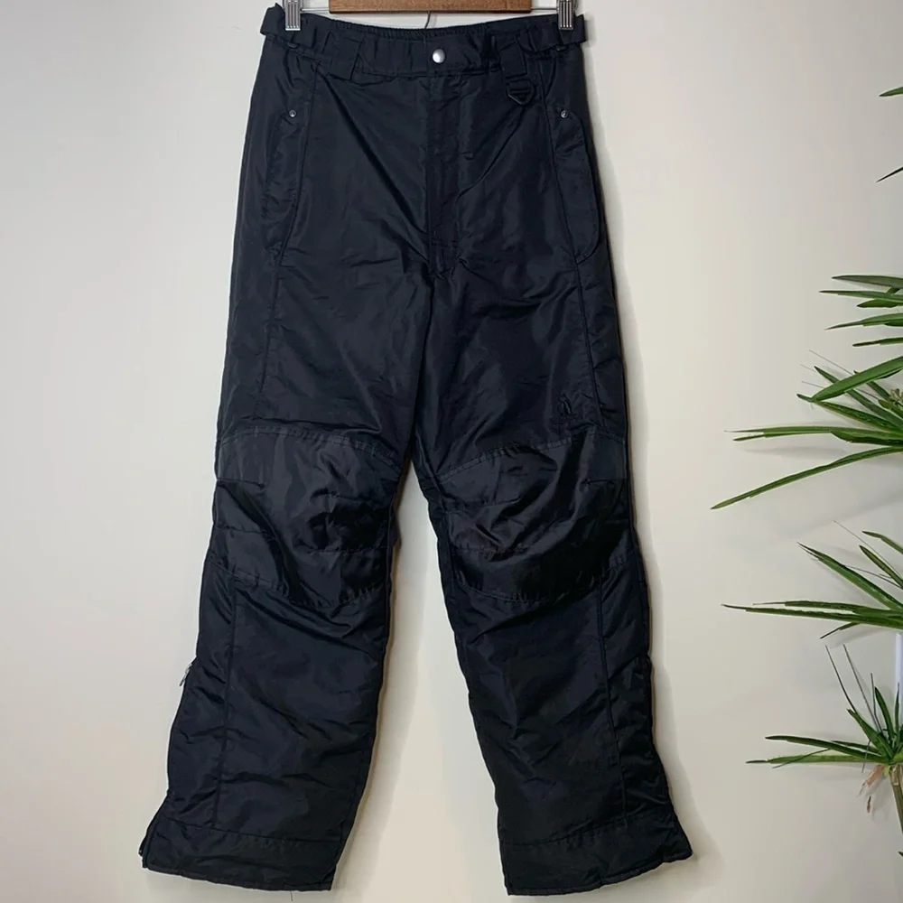 Rugged Bear | Black Insulated Winter Snow Ski Pants 14/16